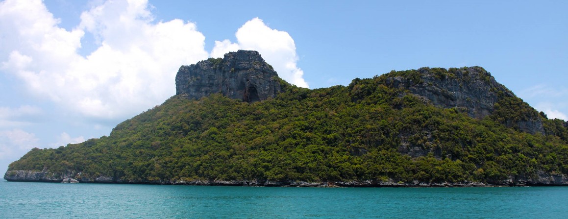 Eine Insel im Anthong Marine Nationalpark
