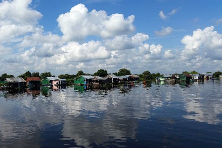 Tonle Sap See in Kambodscha