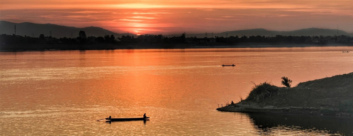 Mekong Fluss in Nordlaos